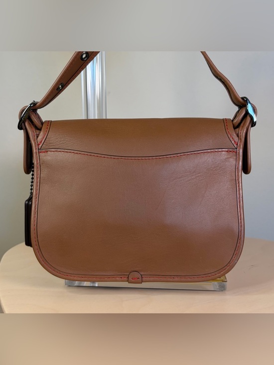 Coach Saddle Bag 18 Leather Crossbody 57731 EUC - Picture 10 of 16